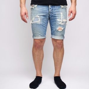 Diesel Zathan Size 33 Cut-off Jean Shorts
